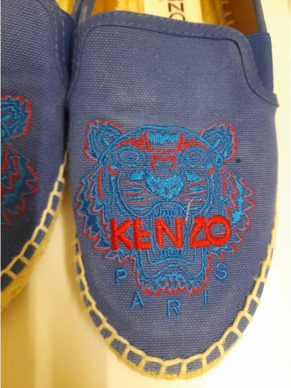 Kenzo Paris Navy Tiger Espadrilles